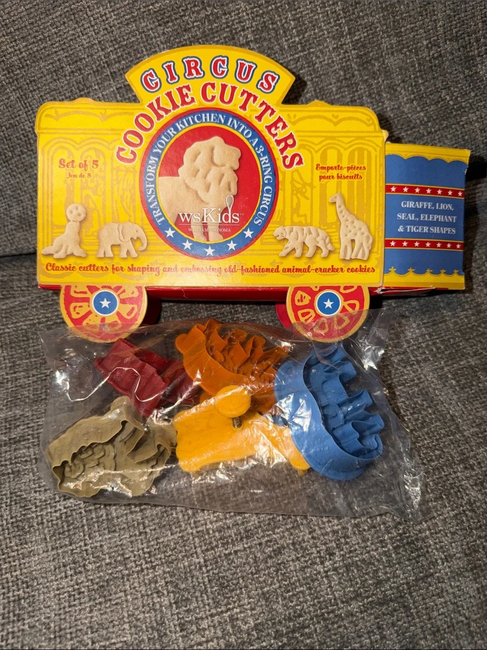 Vintage Williams-Sonoma Circus Cookie Cutters